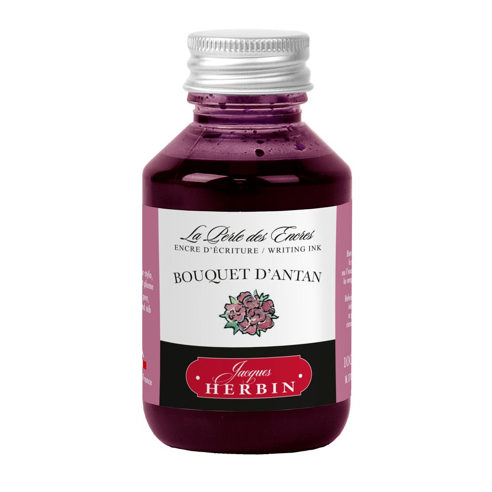 Jacques Herbin Ink Bottle (Bouquet D'Antan - 100 ML) 17064T - SCOOBOO - JHB_INKBTL_BUQUTDNTN_100ML_17064T - Ink Bottle