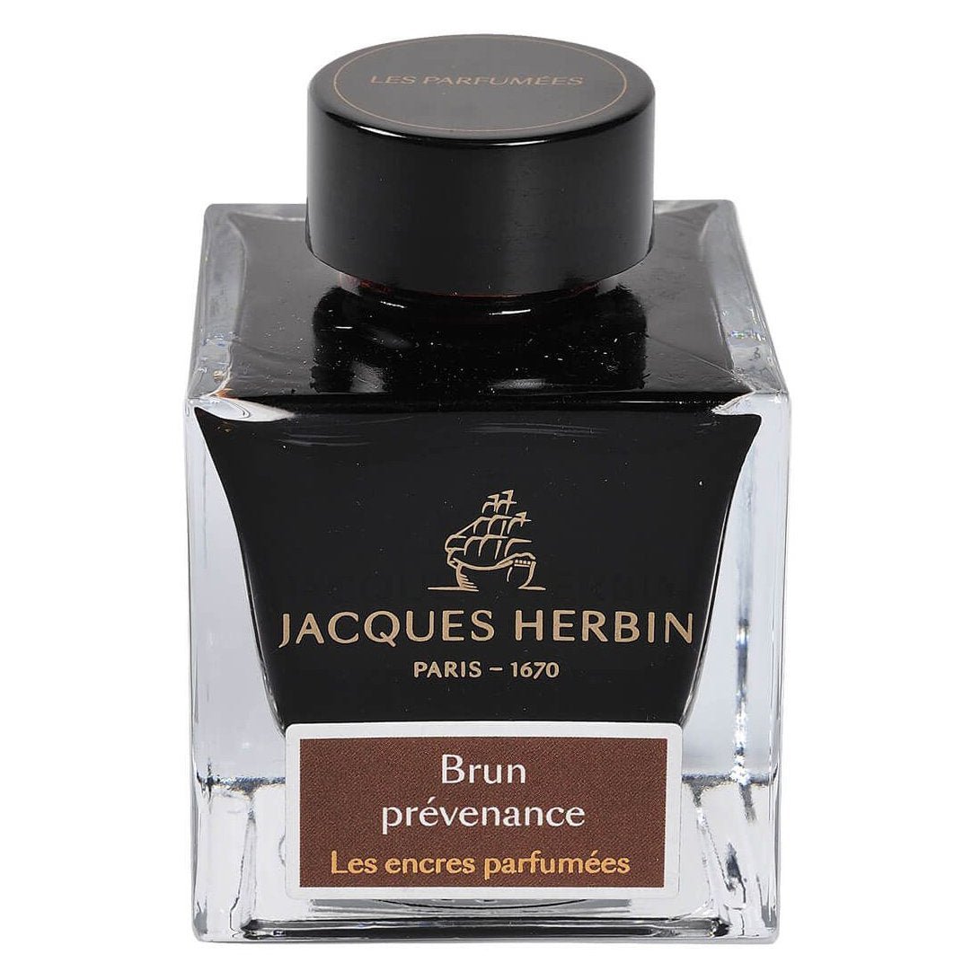 Jacques Herbin Perfumed Ink Bottle (Brun Prevenance - 50 ML) 14747JT - SCOOBOO - JHB_PRFM_INKBTL_BRUPRE_50ML_14747JT - Ink Bottle