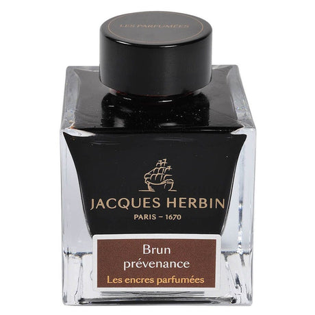 Jacques Herbin Perfumed Ink Bottle (Brun Prevenance - 50 ML) 14747JT - SCOOBOO - JHB_PRFM_INKBTL_BRUPRE_50ML_14747JT - Ink Bottle
