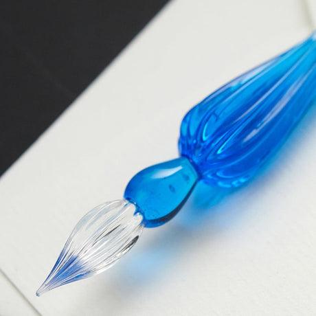 Jacques Herbin Round Glass Pen (Blue - 18 CM) 21413T - SCOOBOO - JHB_RND_GLSPN_BLU_18CM_21413T - Glass Pen