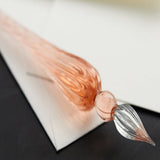 Jacques Herbin Round Glass Pen (Corail - 18 CM) 21459T - SCOOBOO - JHB_RND_GLSPN_CRL_18CM_21459T - Glass Pen