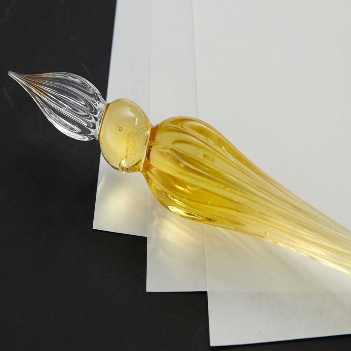 Jacques Herbin Round Glass Pen (Sable - 18 CM) 21453T - SCOOBOO - JHB_RND_GLSPN_SBL_18CM_21453T - Glass Pen