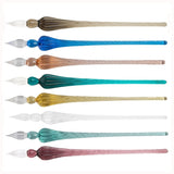 Jacques Herbin Round Glass Pen (Turquoise - 18 CM) 21433T - SCOOBOO - JHB_RND_GLSPN_TUR_18CM_21433T - Glass Pen