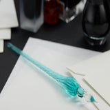 Jacques Herbin Round Glass Pen (Turquoise - 18 CM) 21433T - SCOOBOO - JHB_RND_GLSPN_TUR_18CM_21433T - Glass Pen