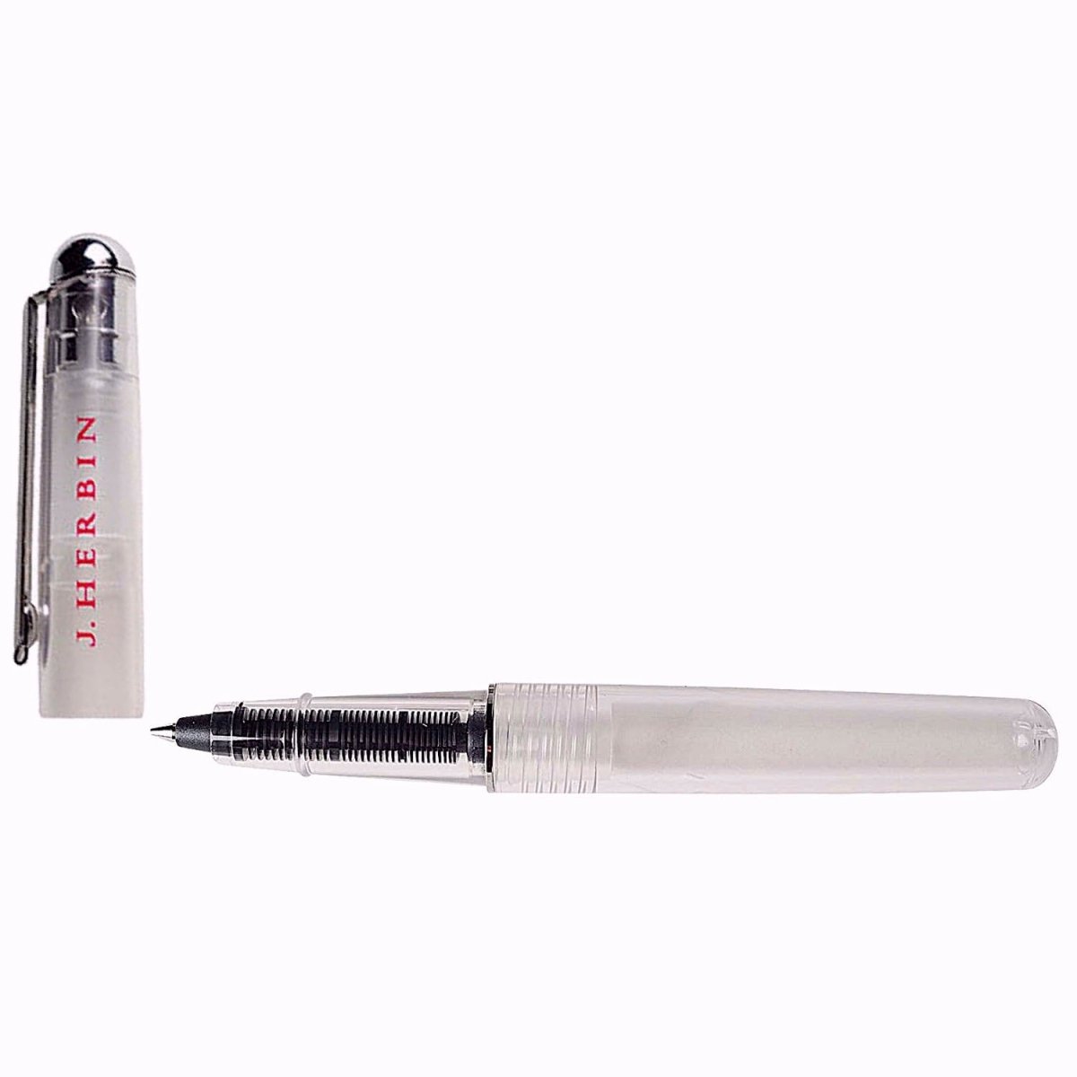 Jacques Herbin Stylo Transparent Roller Ball Pen 21500T - SCOOBOO - HB_STY_TRAN_RB_21500T - Roller Ball Pen
