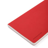 Kaco A5 PU Notebook with Midot Gel Pen Set - SCOOBOO - Kaco A5 Simple Notebook Set Red - Ruled