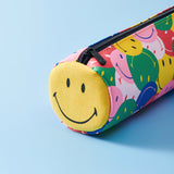 Kaco Cylinder Pen Case(with Smiley World) - SCOOBOO - Pencil Cases & Pouches