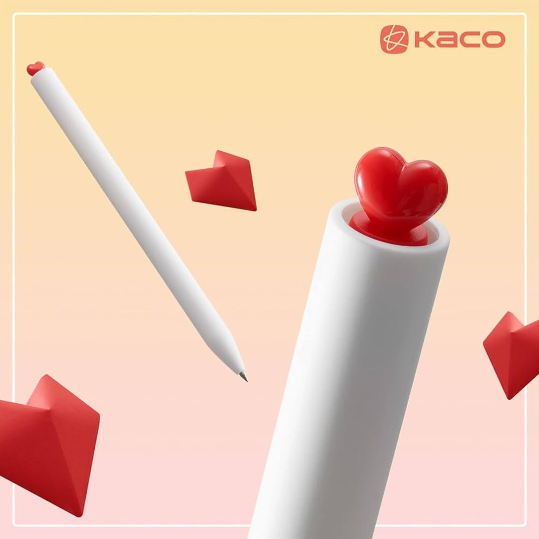 Kaco First Roller Red Heart Pen - SCOOBOO - K1055 - Gel Pens