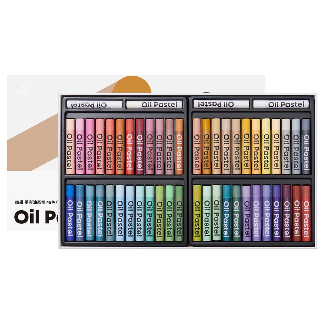 Kaco Kalor Oil Pastels Crayons - Pack of 24 and 48 crayons - SCOOBOO - Oil Pastels