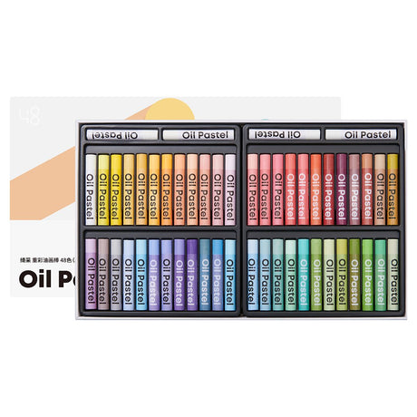 Kaco Kalor Oil Pastels Crayons - Pack of 24 and 48 crayons - SCOOBOO - Oil Pastels