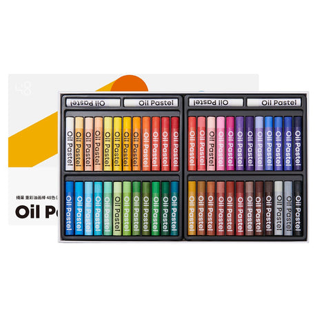 Kaco Kalor Oil Pastels Crayons - Pack of 24 and 48 crayons - SCOOBOO - Oil Pastels