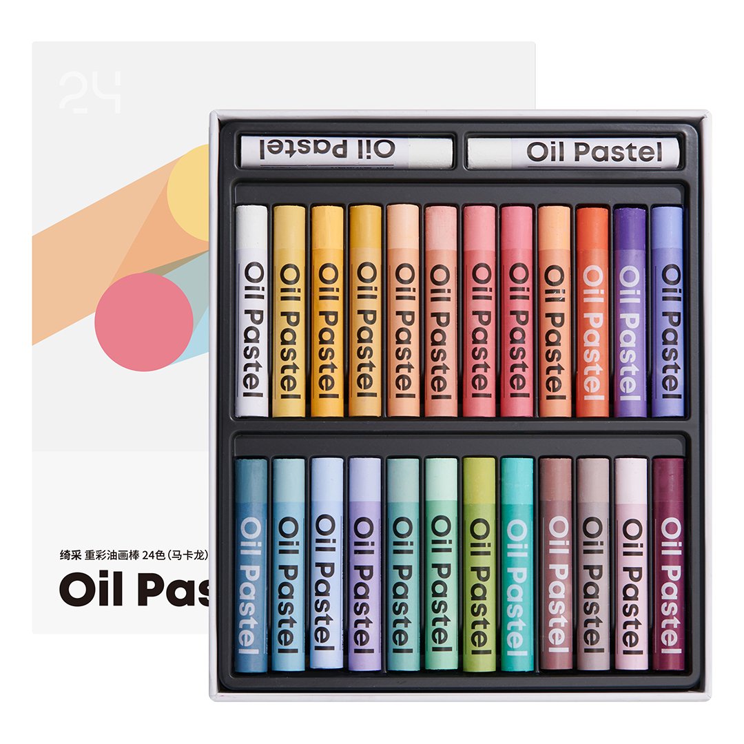 Kaco Kalor Oil Pastels Crayons - Pack of 24 and 48 crayons - SCOOBOO - Oil Pastels