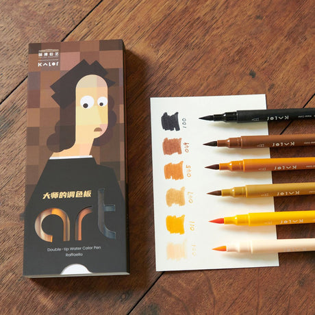Kaco Kalor Water color pen (double tip) collaboration with National Museum - SCOOBOO - 200025 - Highlighter