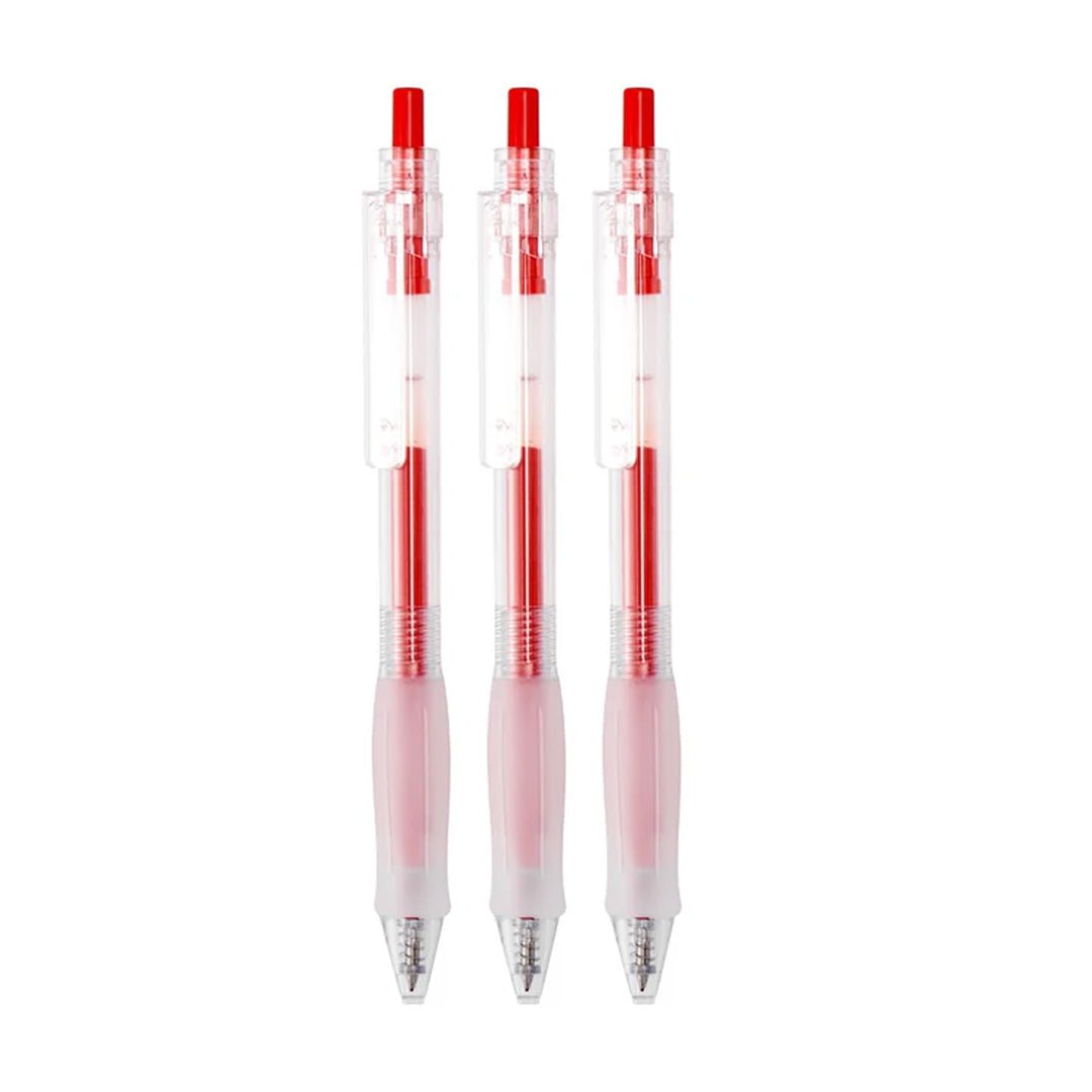 Kaco Keybo Retractable Gel Ink Pen - Pack of 3 - SCOOBOO - Gel Pens