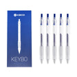 Kaco Keybo Transparent Gel Ink Pen - 5pcs - SCOOBOO - KJ1003B - Gel Pens