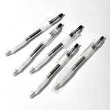 Kaco Keybo Transparent Gel Ink Pen - 5pcs - SCOOBOO - KJ1003B - Gel Pens