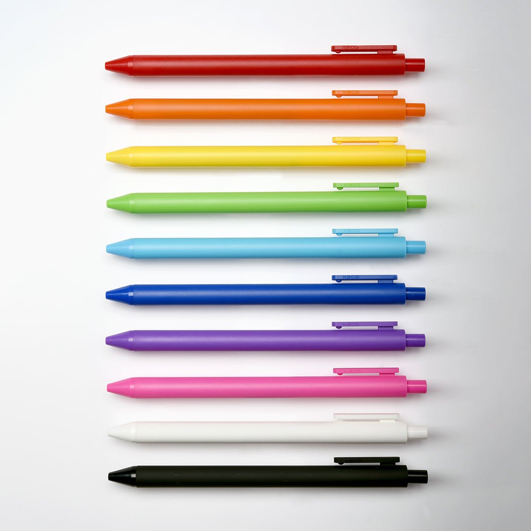 Kaco Pure Assorted Colour Gel Pens - SCOOBOO - Pure - 10 - Gel Pens