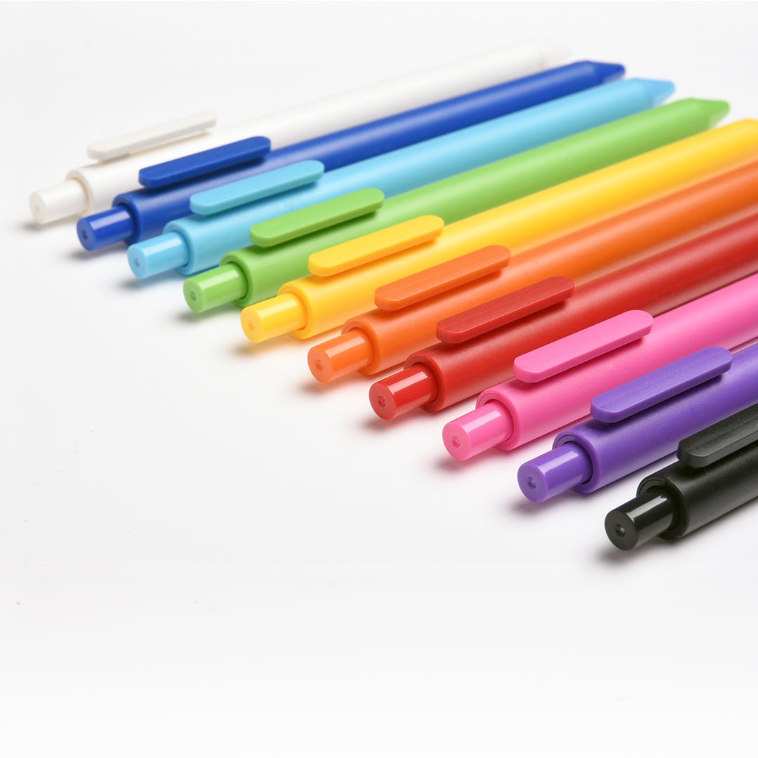 Kaco Pure Assorted Colour Gel Pens - SCOOBOO - Pure - 10 - Gel Pens