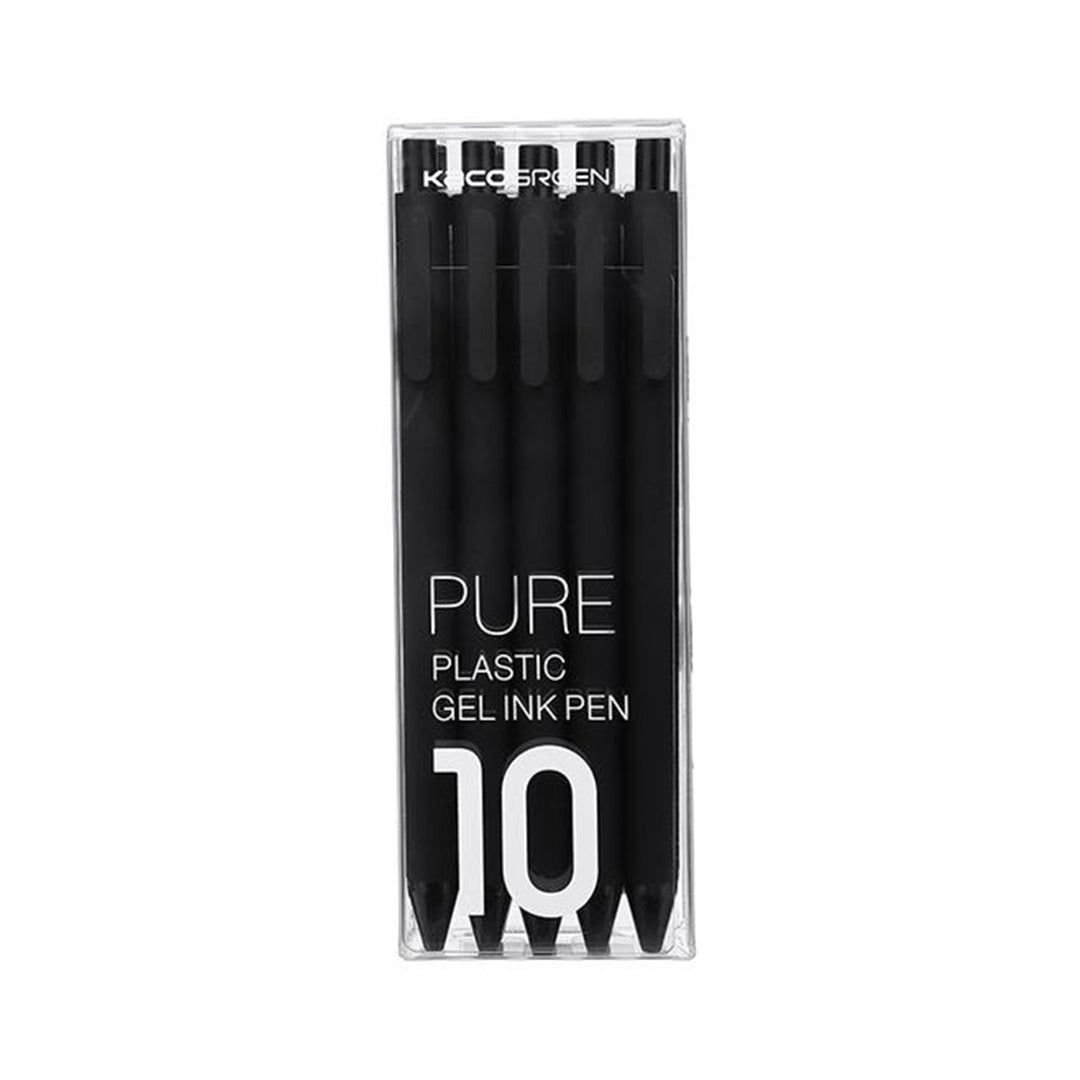 Kaco Pure Gel Pens 0.7mm - Pack of 10 - SCOOBOO - Gel Pens