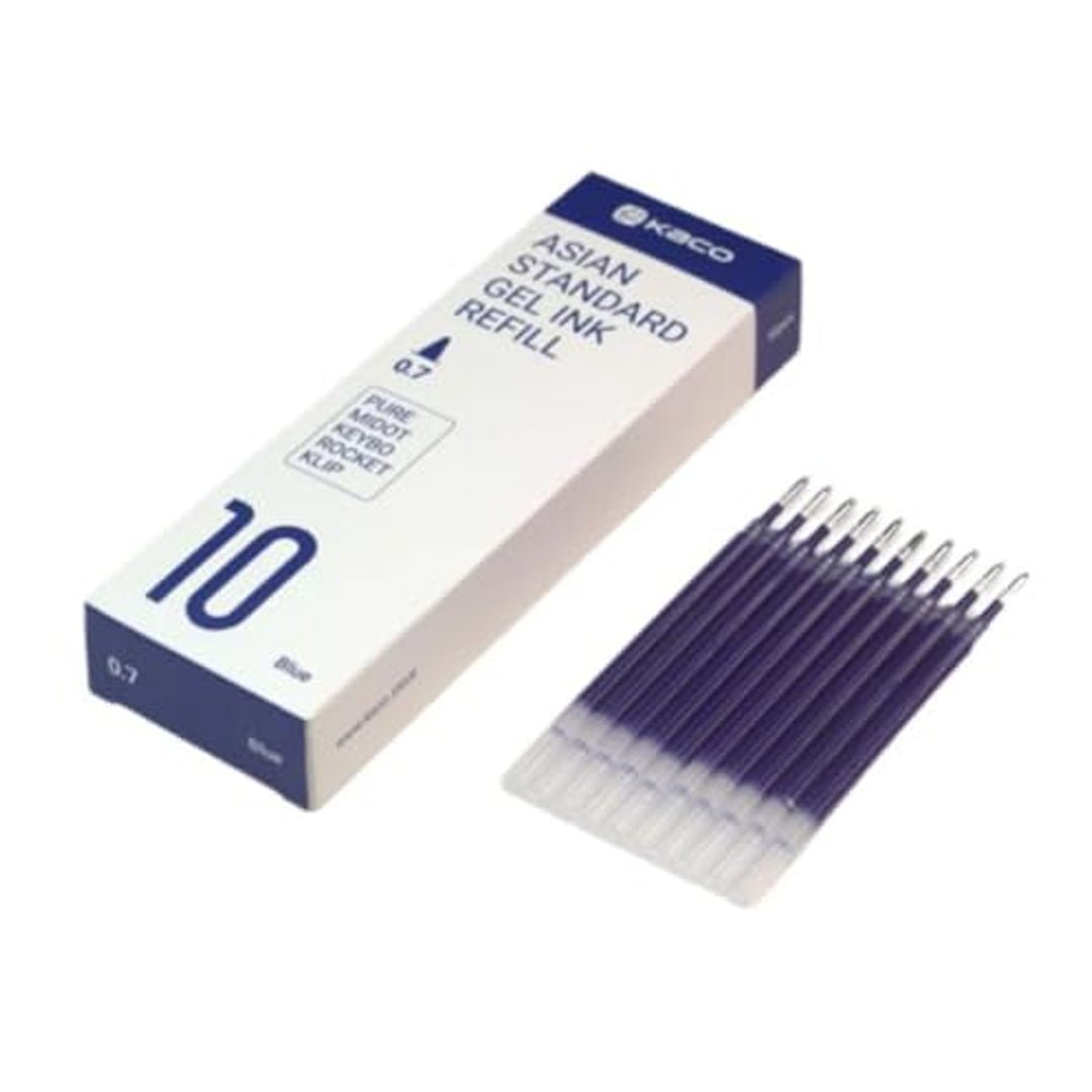 Kaco Pure Gel Pens 0.7mm - Pack of 10 - SCOOBOO - Gel Pens