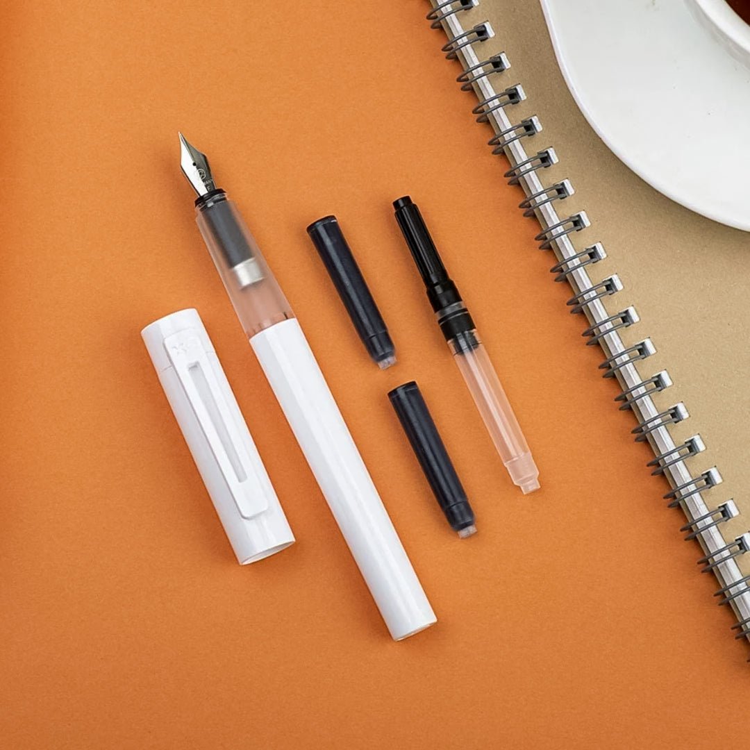 Kaco Sky Plastic Fountain Pen - SCOOBOO - Kaco - Sky - White - Fountain Pen