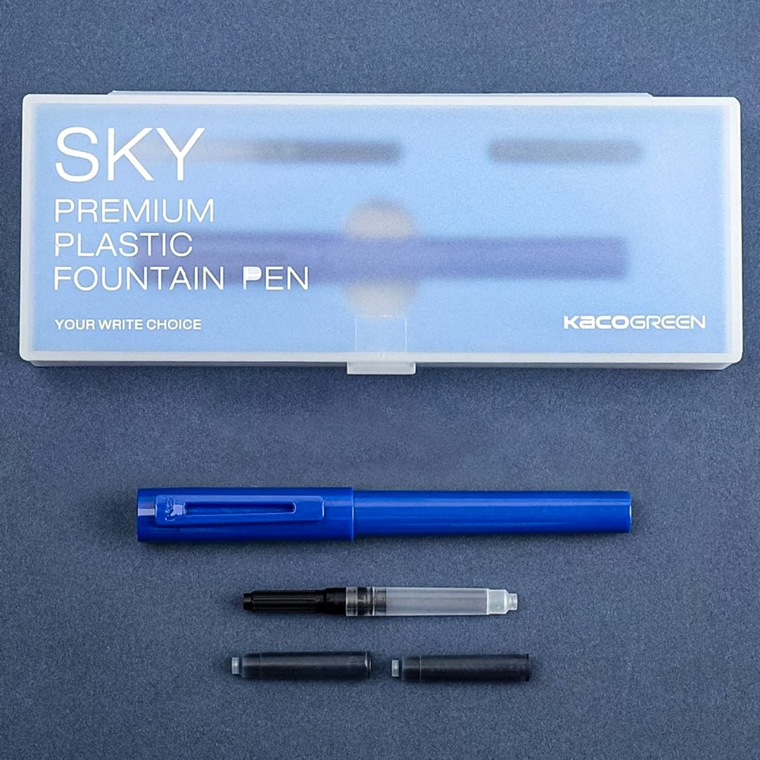 Kaco Sky Plastic Fountain Pen - SCOOBOO - Kaco - Sky - Blue - Fountain Pen