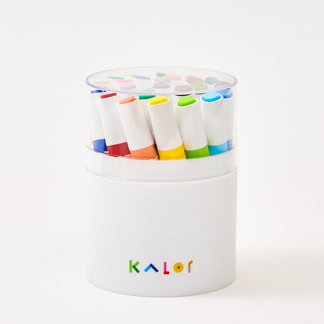 Kalor Washable Watercolour Pen 24 Colours With B5 Colour Filling Card (Dinosaur World) - SCOOBOO - WP2009 - 01 - Highlighter