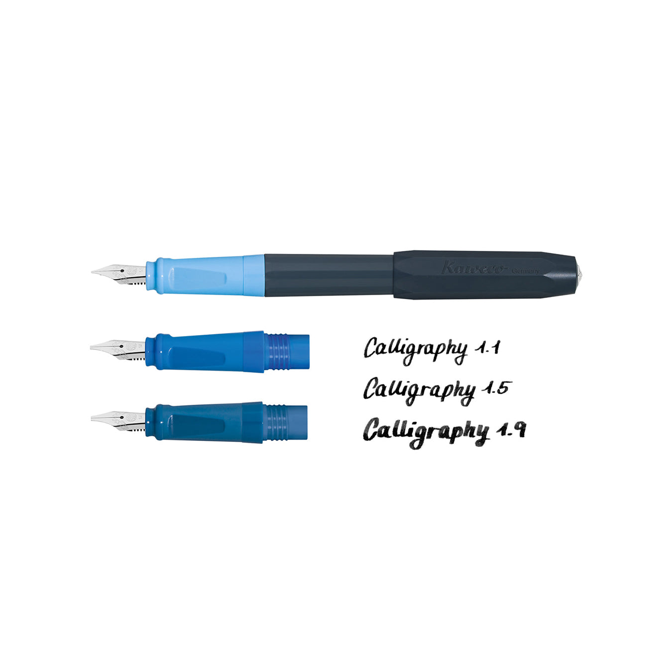 Kaweco Perkeo Calligraphy Set Blue