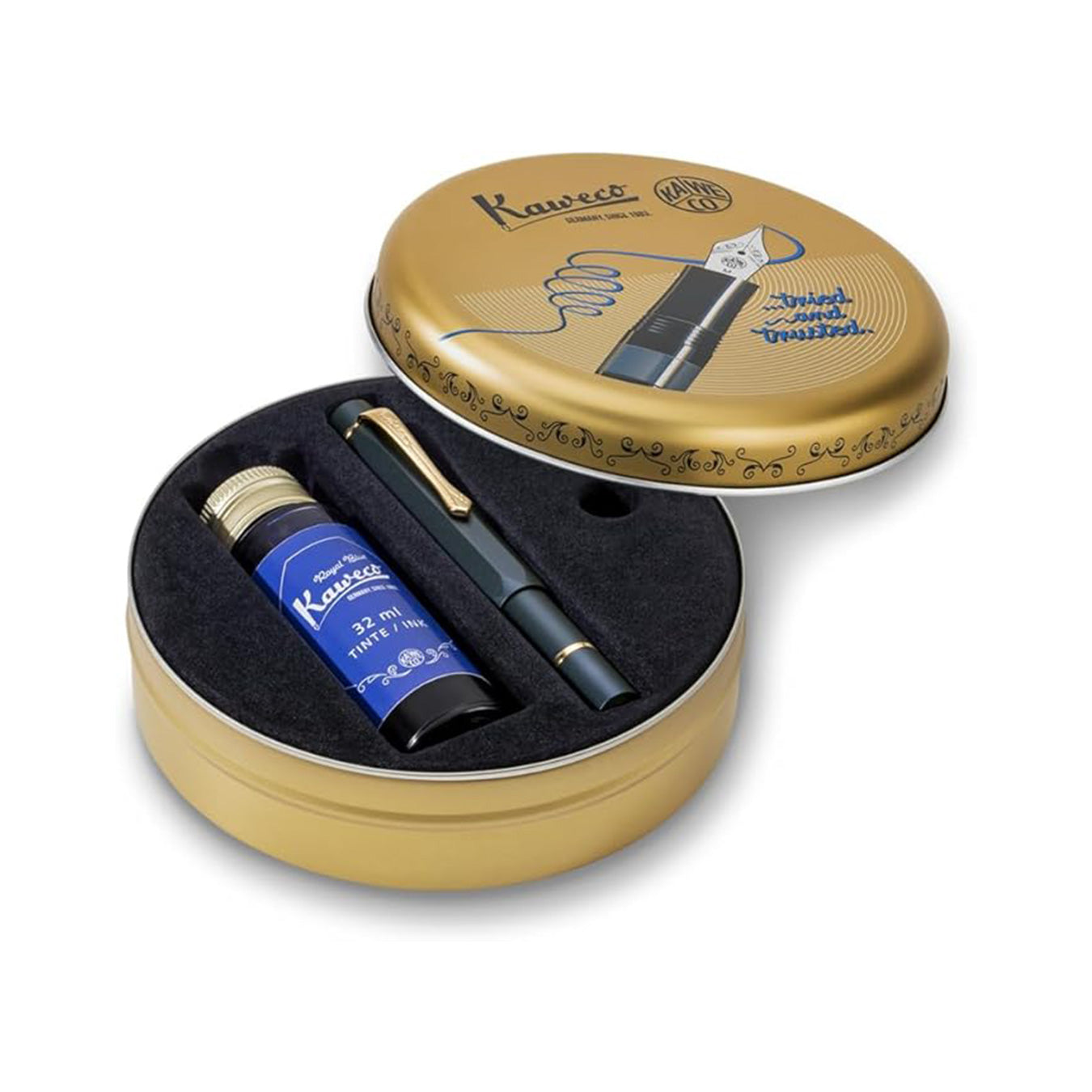 KAWECO PISTON SPORT AL Navy/Gold Starter Set