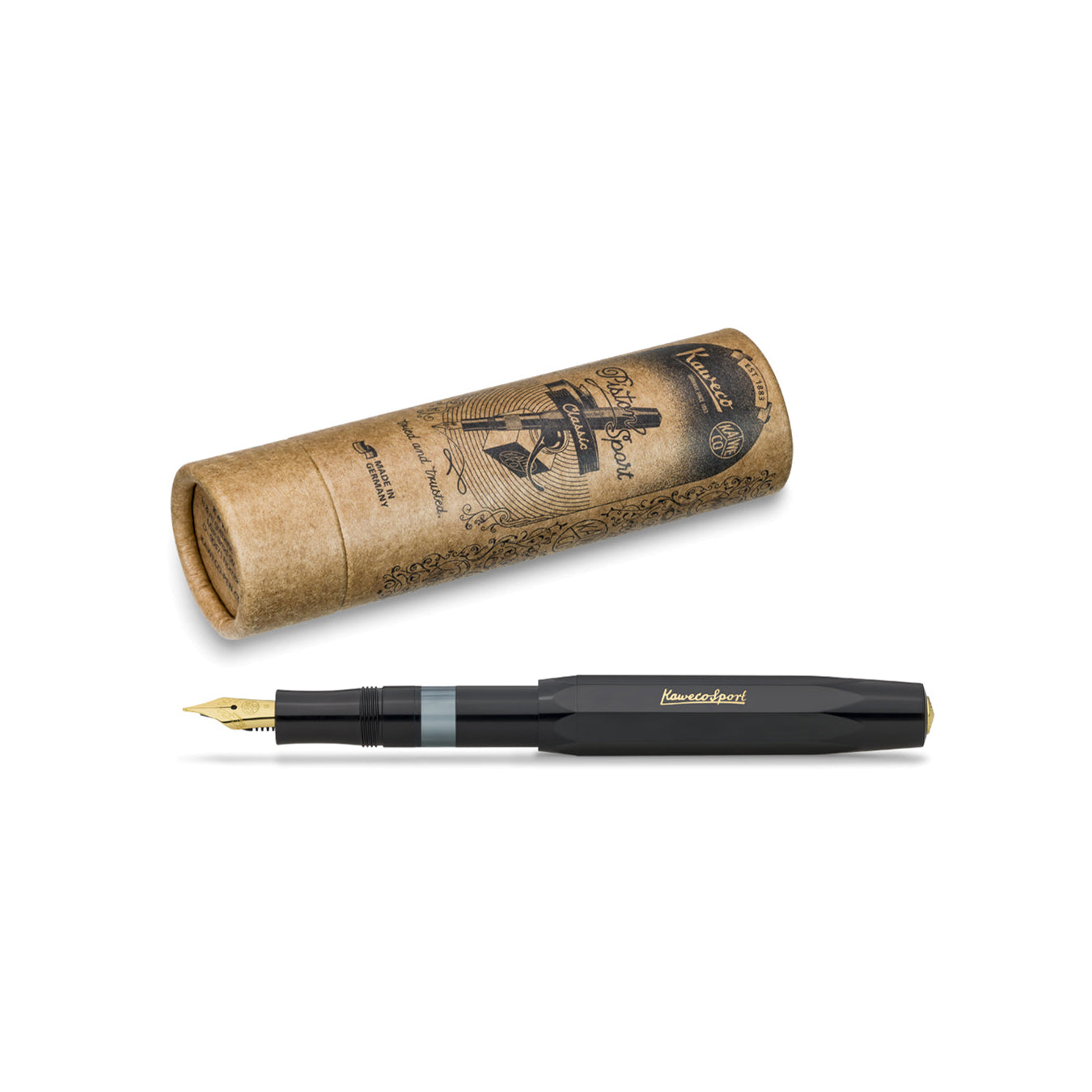 Kaweco Piston Sport Classic Black-Gold