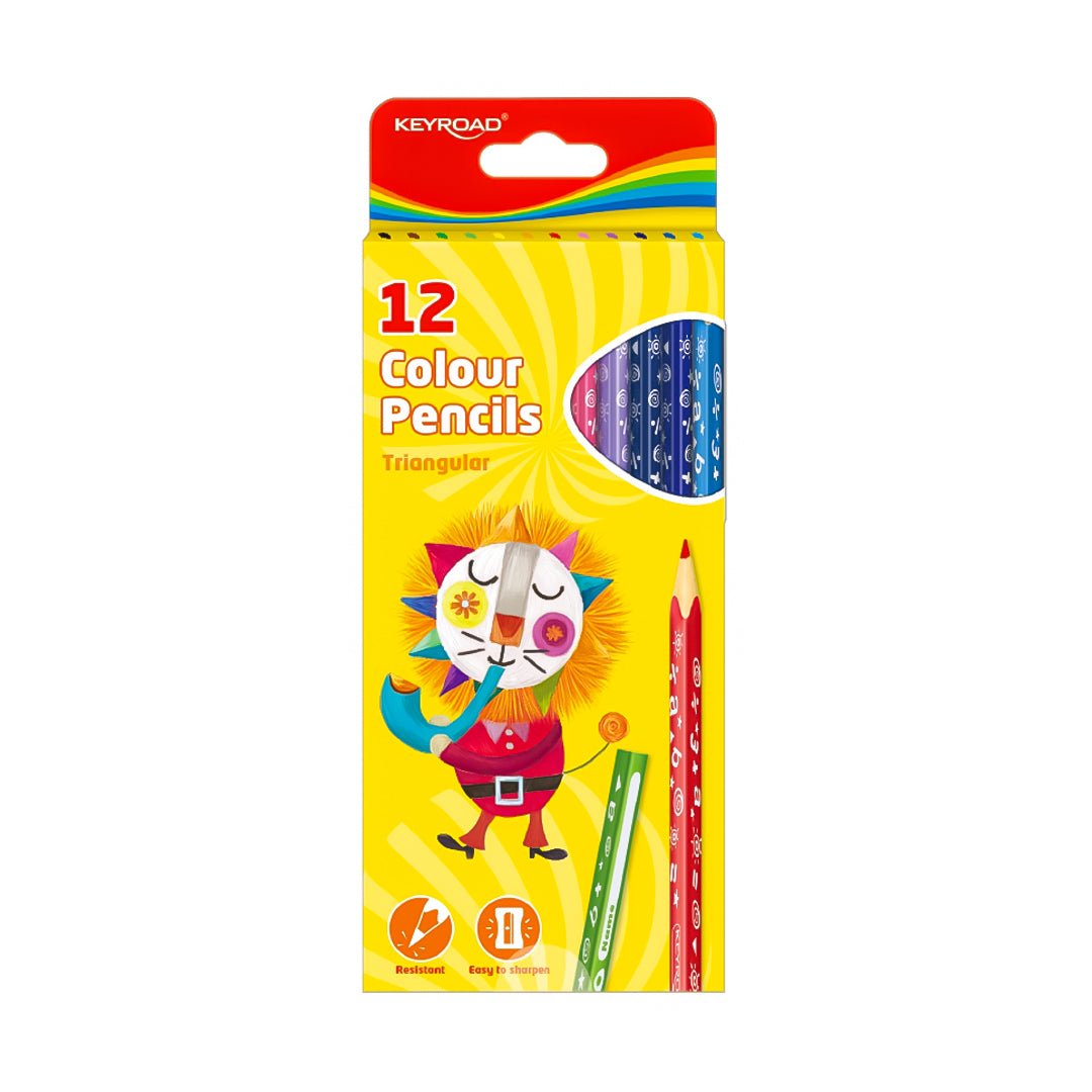 Keyroad Colour Pencils - SCOOBOO - KR971273 - Coloured Pencils