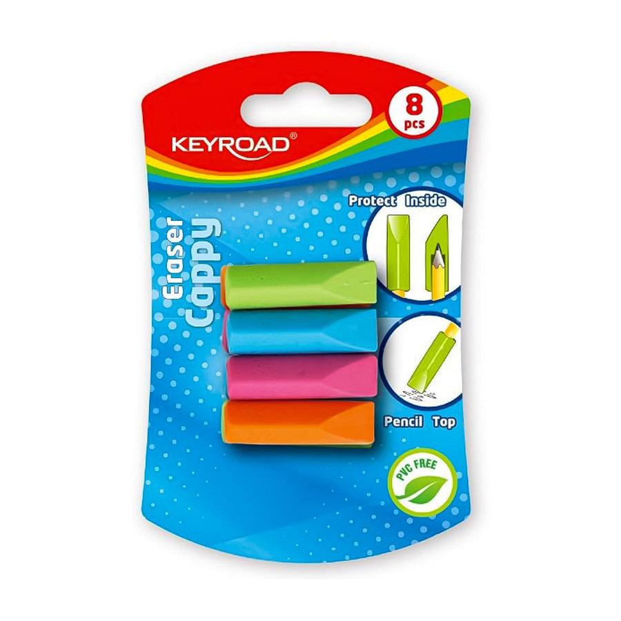 Keyroad Copy Eraser-Pack Of 8 - SCOOBOO - KR970702 - Eraser & Correction
