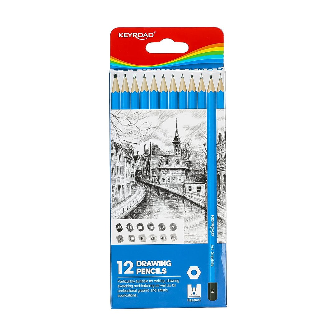 Keyroad Drawing Pencils - SCOOBOO - KR972271 -