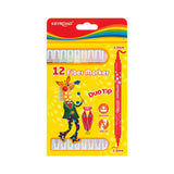 Keyroad Duo Tip Fiber Marker Pack Of 12 - SCOOBOO - KR971414 - Fineliner