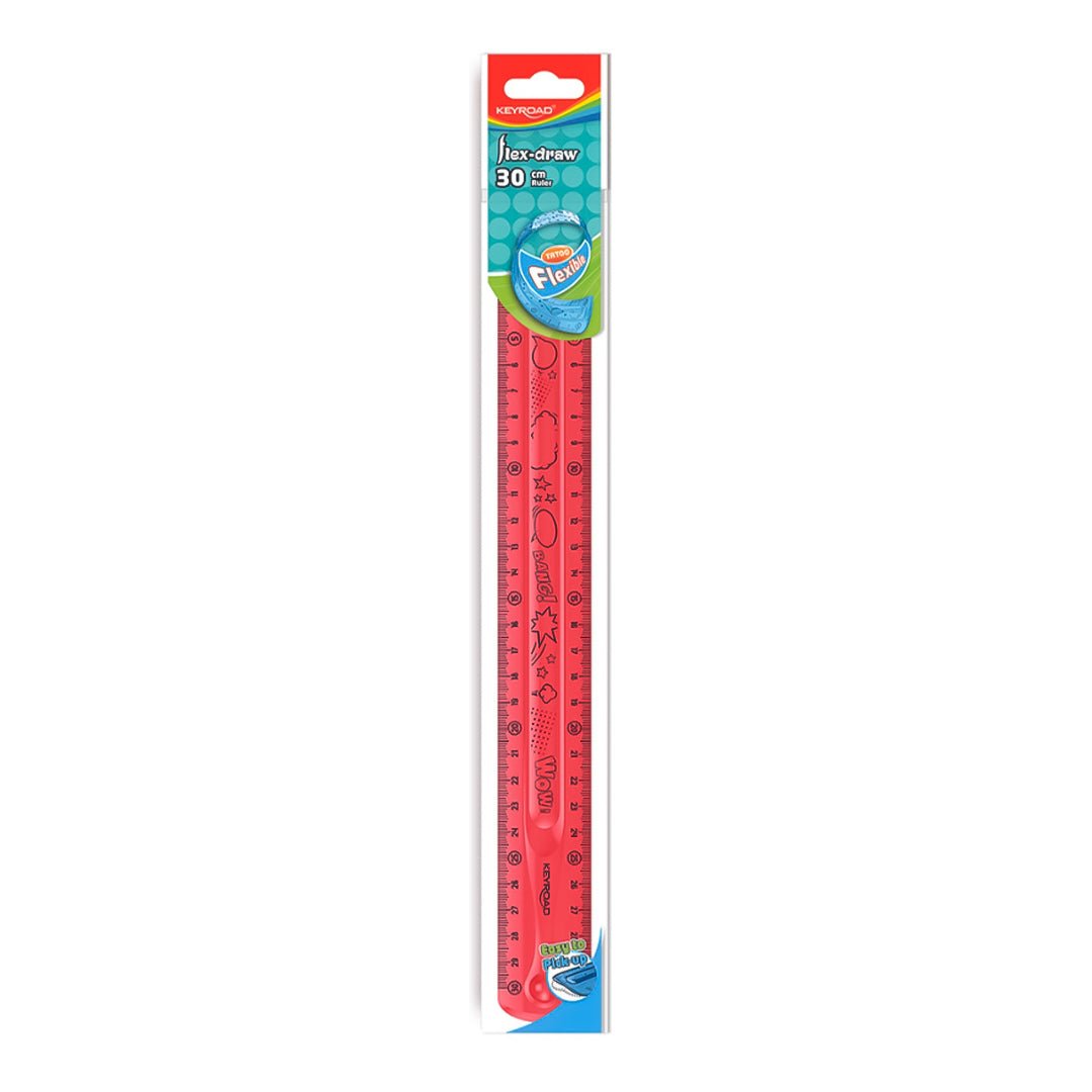 Keyroad Flex-Draw Ruler - SCOOBOO - KR971665 - Rulers & Measuring Tool