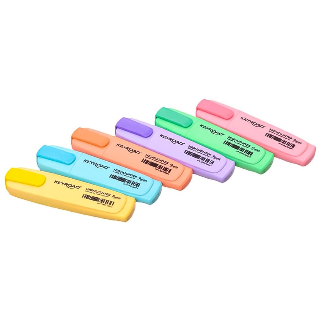 Keyroad Highlighter Pastel - SCOOBOO - KR972174 - Highlighter