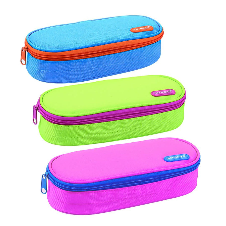 Keyroad Pencil Case round with layers - SCOOBOO - KR972220 -