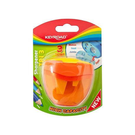 KEYROAD Sharpener Tri 3 Holes - SCOOBOO - KR971427 - Sharpeners