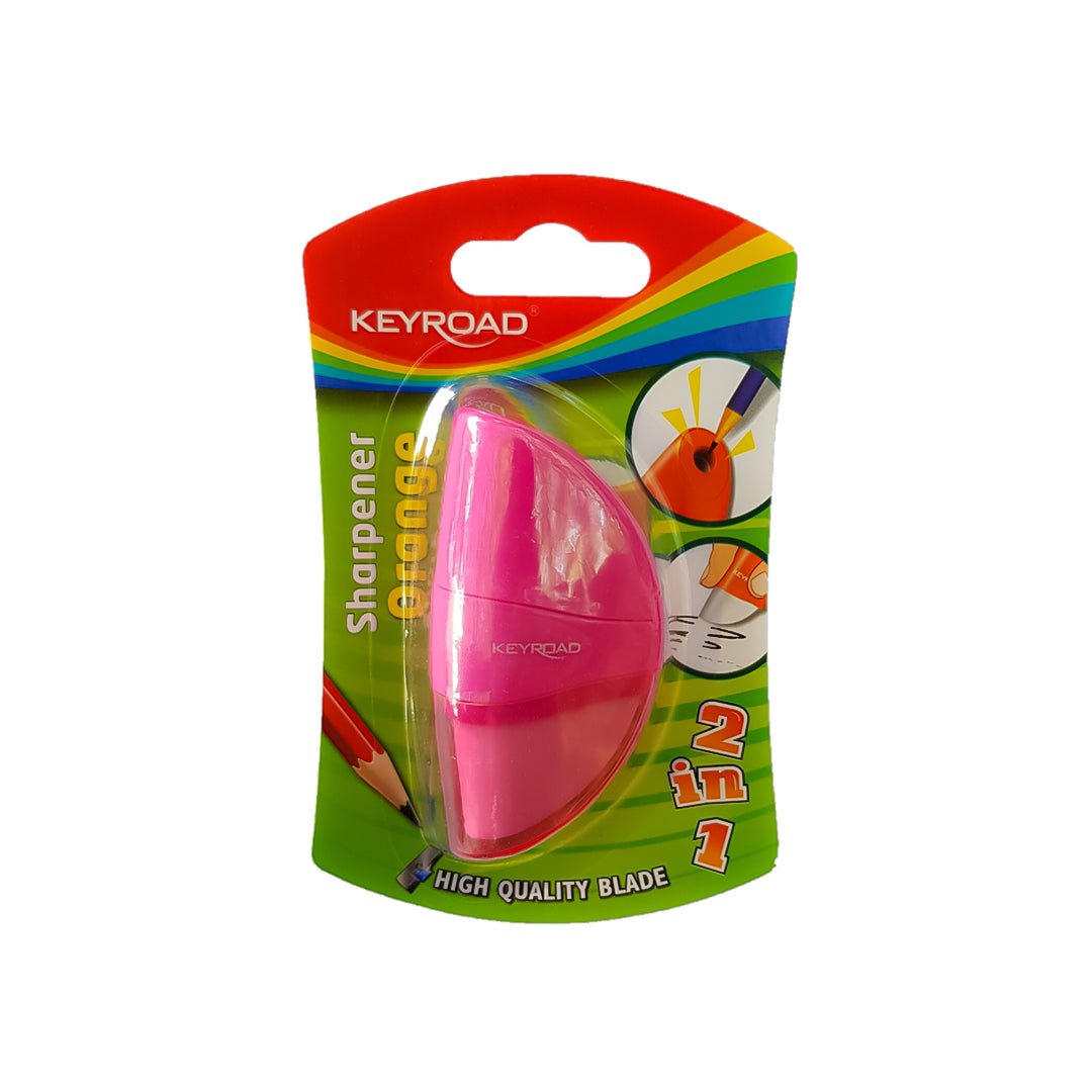 Keyroad Sharpener with Eraser-2 in 1 - SCOOBOO - KR971136 - Sharpeners