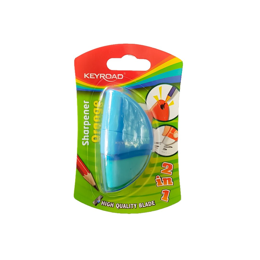 Keyroad Sharpener with Eraser-2 in 1 - SCOOBOO - KR971137 - Sharpeners