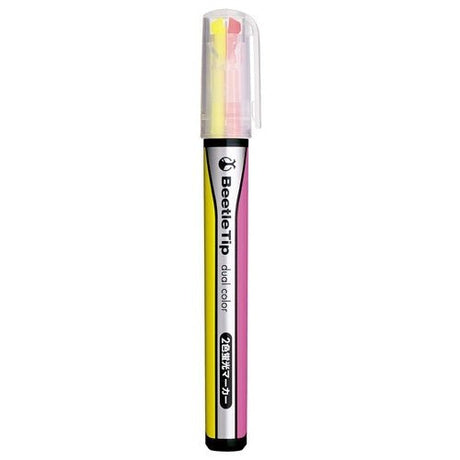 Kokuyo Beetle Tip Dual Color - SCOOBOO - PML303 - 1 - Highlighter