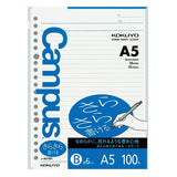 Kokuyo Campus Loose Leaf Smooth B Writing A5 - SCOOBOO - No - 807BN - Loose Sheets