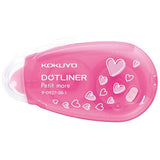 Kokuyo Dot Liner Petit More Glue Tape Heart Pattern - SCOOBOO - Ta - D927 - 06 - 1 - Glue & Adhesive