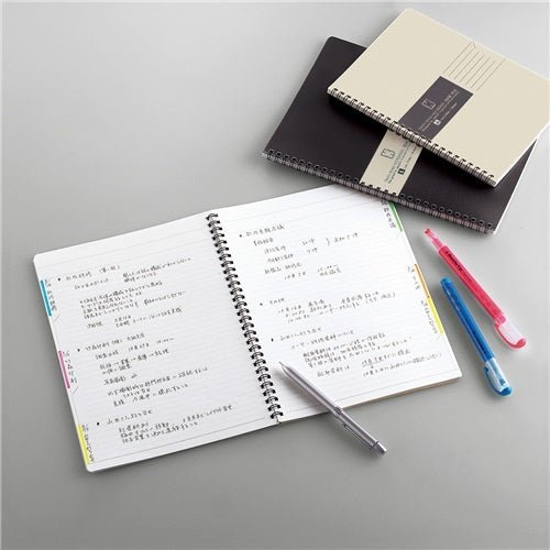 Kokuyo Edge Title Twin Ring Ruled Notebook - SCOOBOO - Su - TJ4B - Ruled