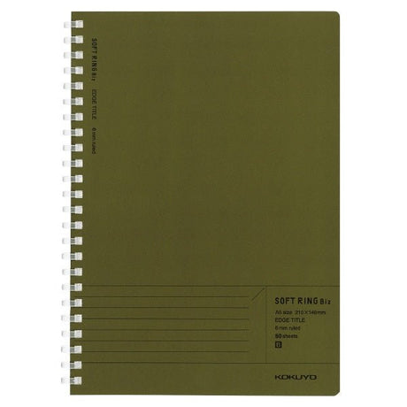 Kokuyo Soft Ring Biz Grid Ruled 50 Sheets A5 - SCOOBOO - Su - SJ231B - G - Notebook