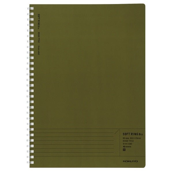 Kokuyo Soft Ring Biz Ruled 40 Sheets B5 - SCOOBOO - Su - SJ201B - G - Notebook