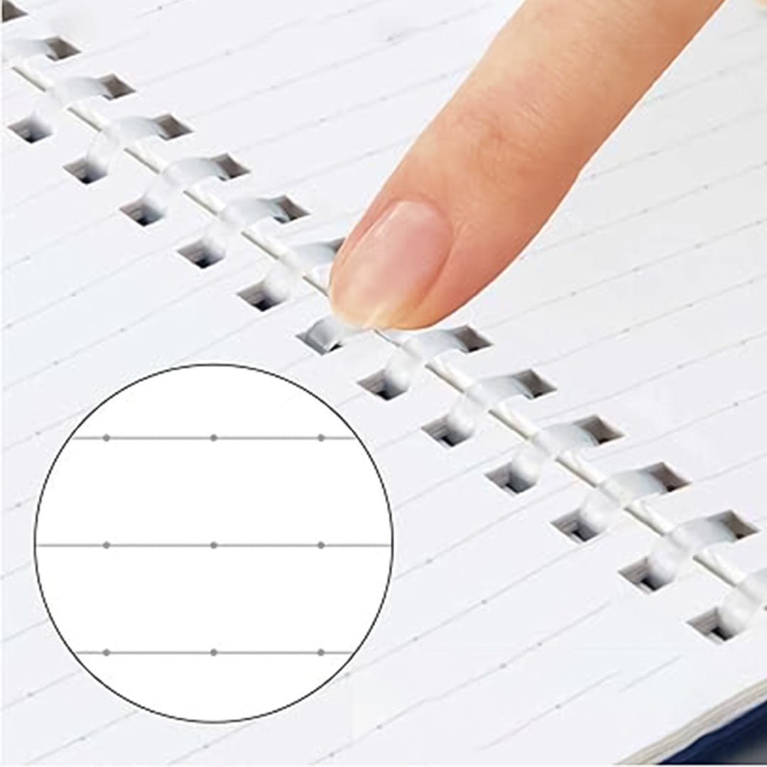 Kokuyo Soft Ring Dot Ruled 80 Sheets A6 - SCOOBOO - Su - SV358BT - LB - Ruled