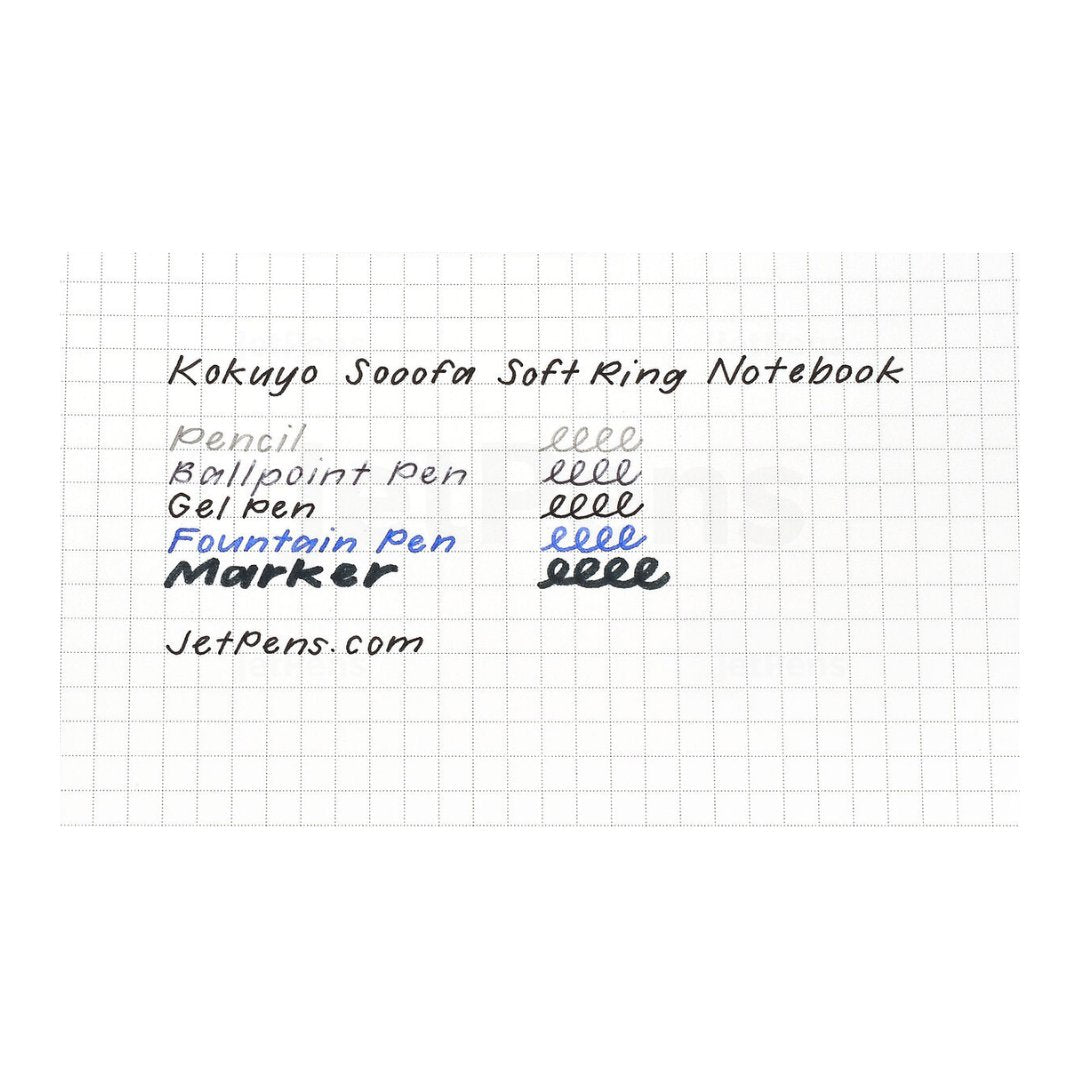 Kokuyo Sooofa Soft Ring Notebook A5 - SCOOBOO - Su - SV738S4 - G - Ruled