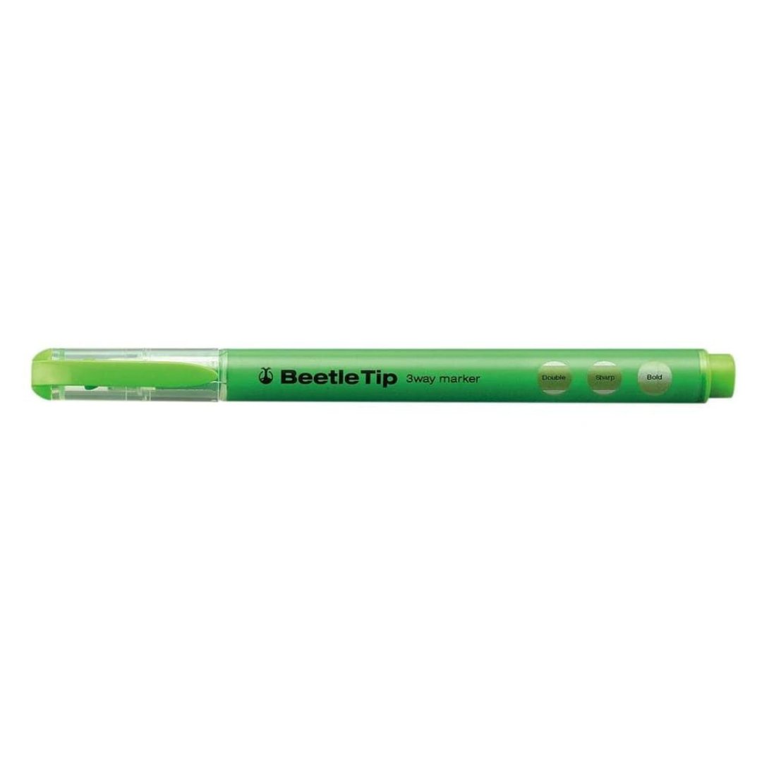 Kokuyo Three - way Beetle Tip Fluorescent Highlighter - SCOOBOO - PM - L301G - Highlighter