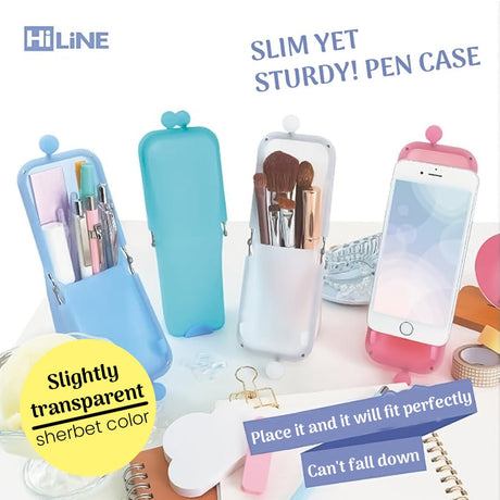 Kutsuwa HiLiNE Pen Case Airpita - Slim AK064 - SCOOBOO - AK064PK - Pencil Cases & Pouches